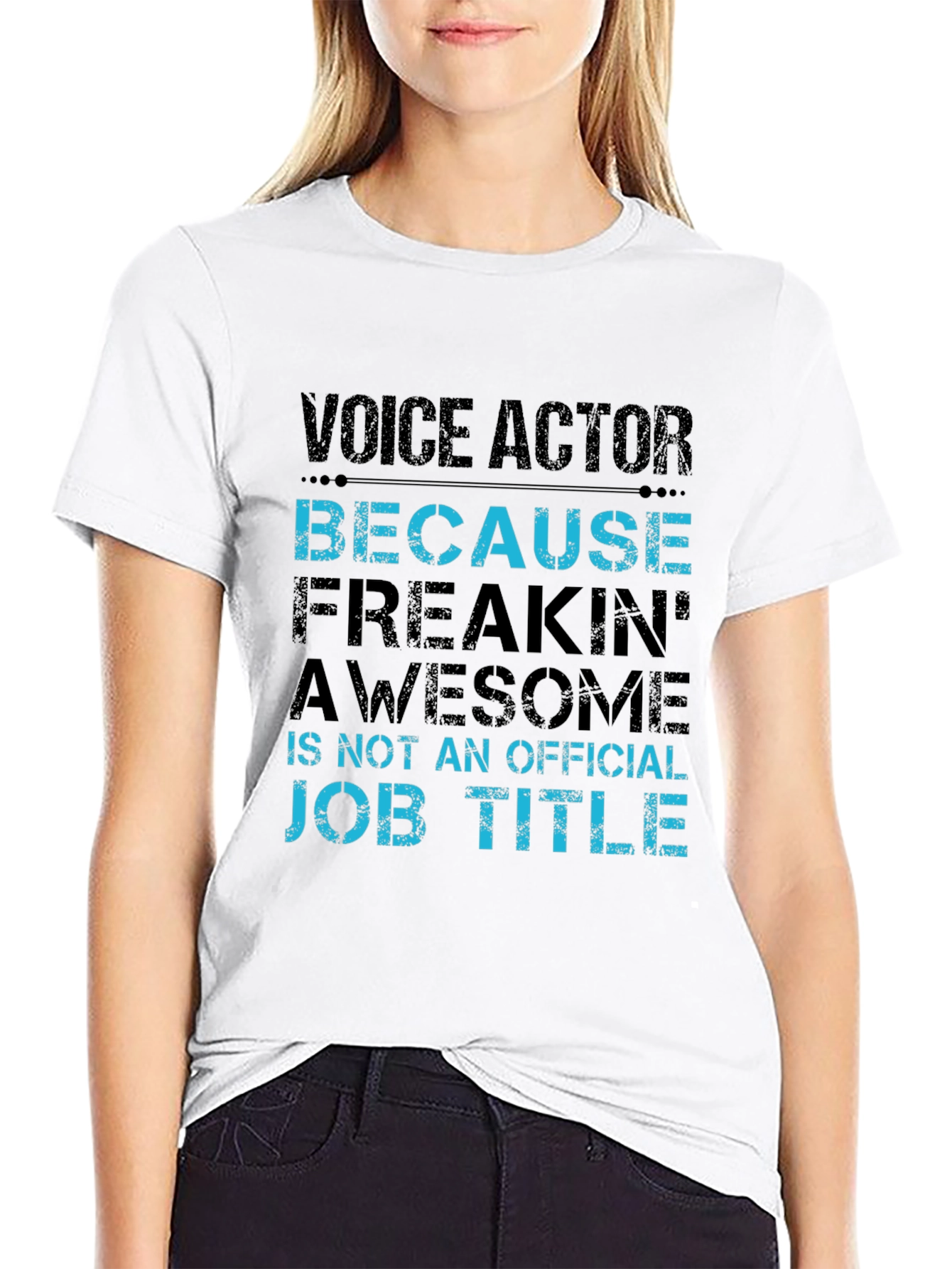 Voice Actor Awesome Job Title T-Shirt