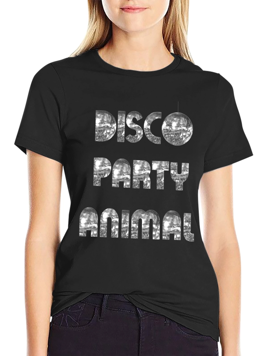 Disco Party Animal Graphic Tee