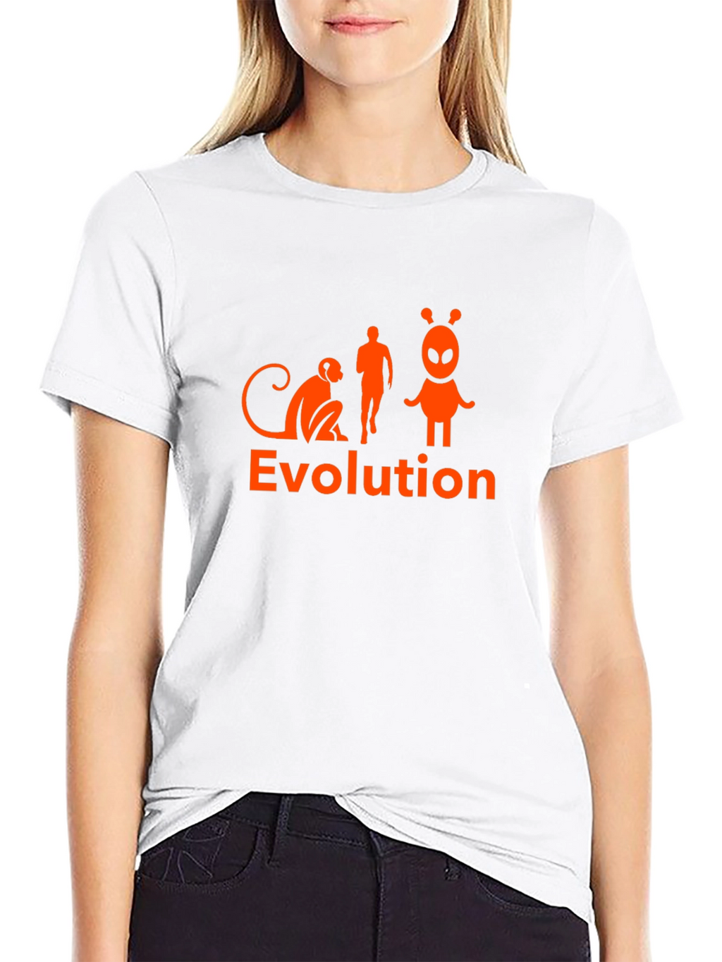 Evolution Alien Black T-Shirt