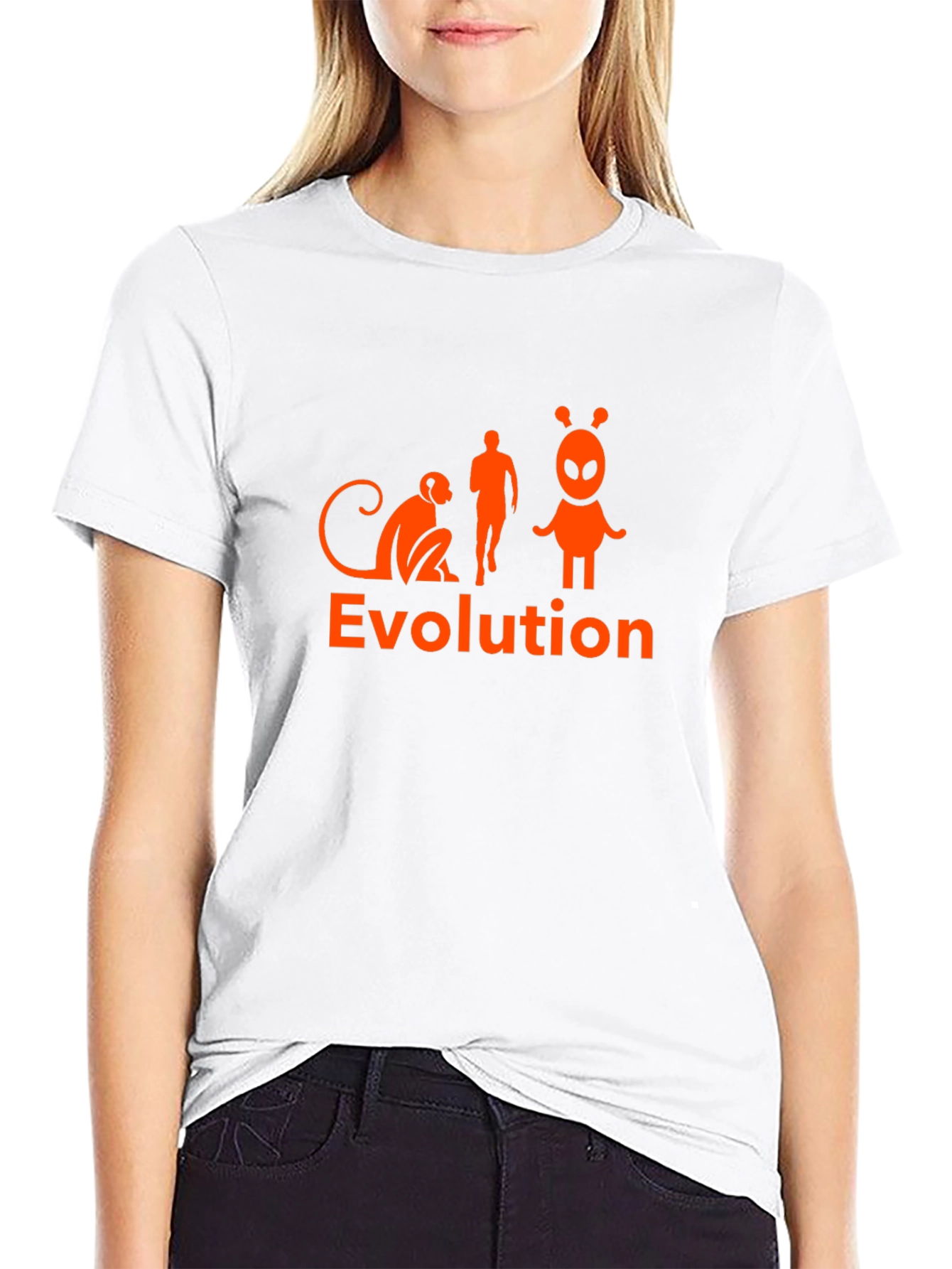 Evolution Alien Black T-Shirt