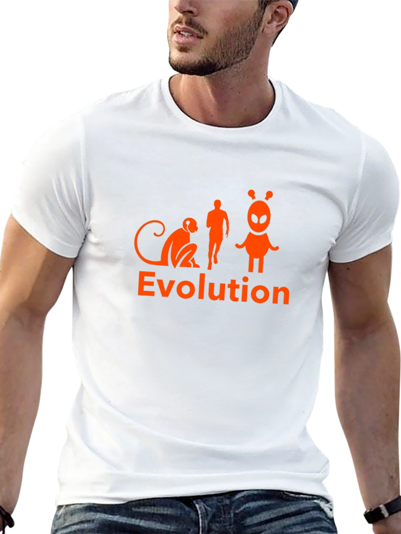Evolution Alien Black T-Shirt
