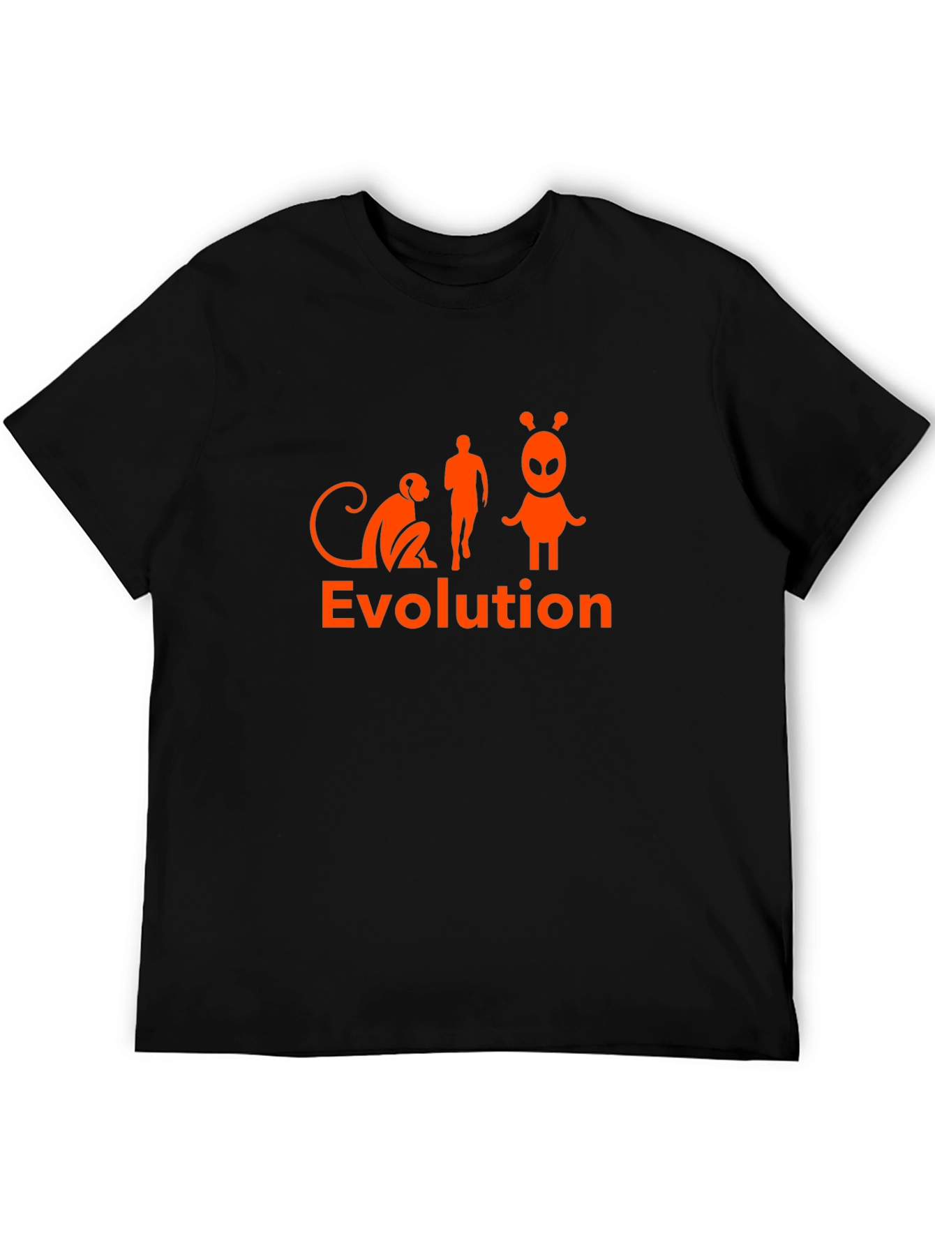 Evolution Alien Black T-Shirt