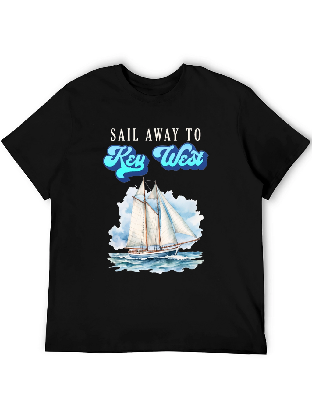 Sail Away to Key West T-Shirt - Nautical Tee