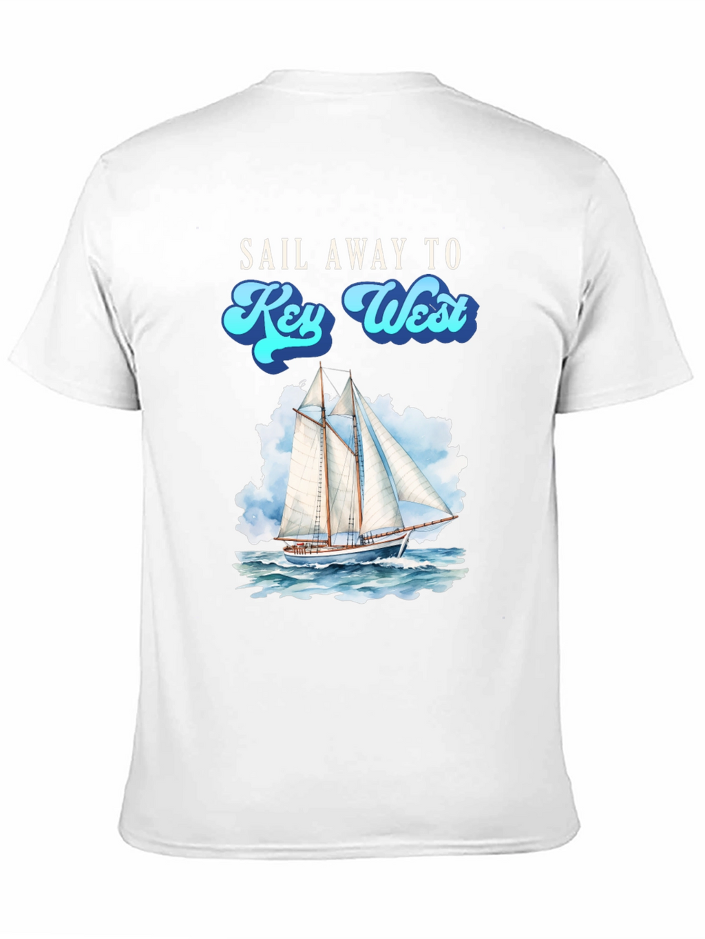 Sail Away to Key West T-Shirt - Nautical Tee