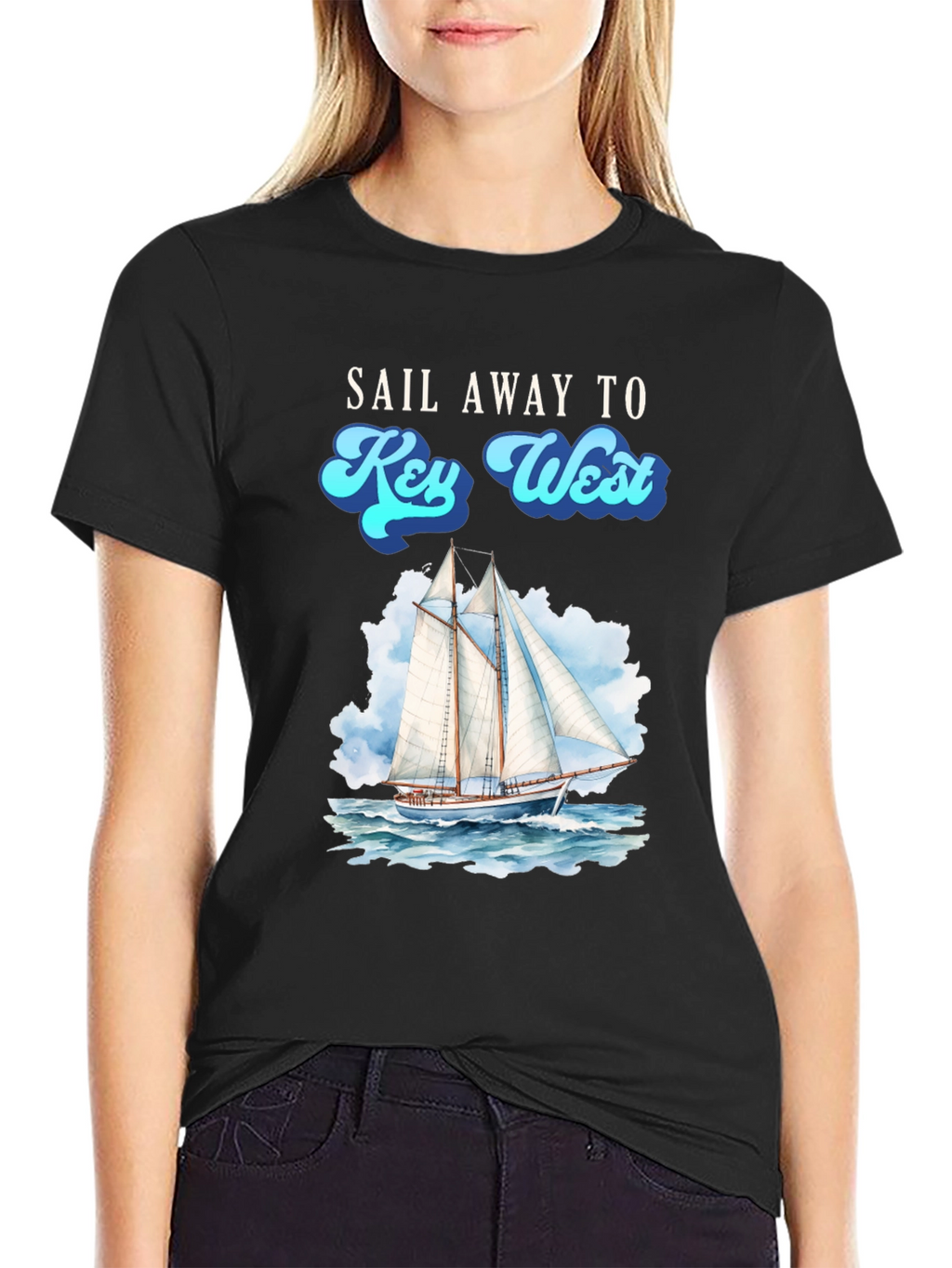 Sail Away to Key West T-Shirt - Nautical Tee