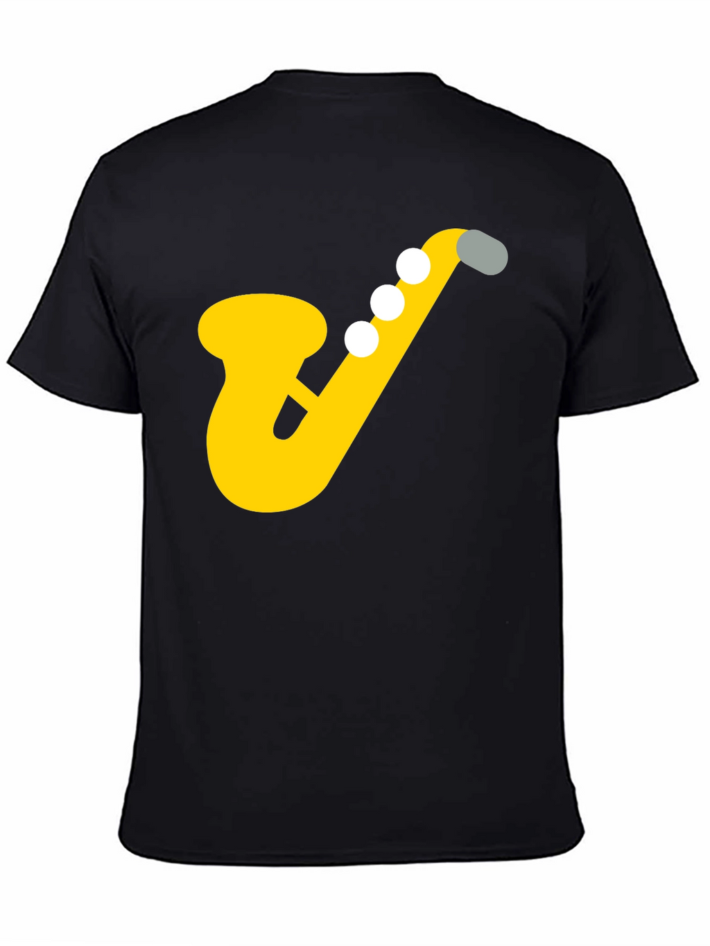 Saxophone Graphic Tee - Musicians Black T-Shirt