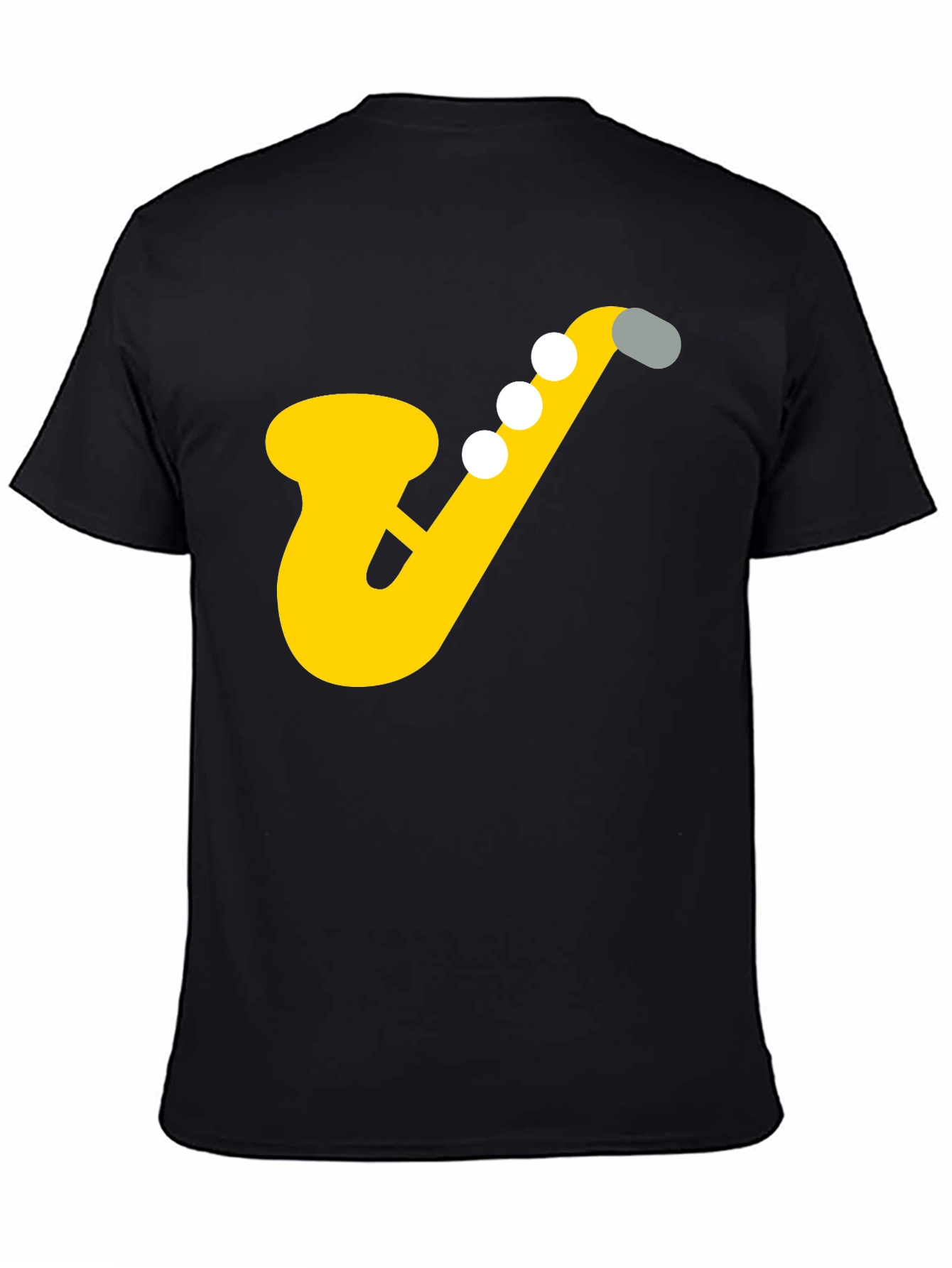 Saxophone Graphic Tee - Musicians Black T-Shirt