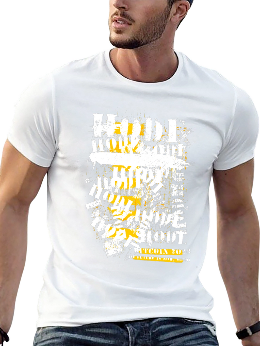 HODL Bitcoin 2023 Black Graphic T-Shirt
