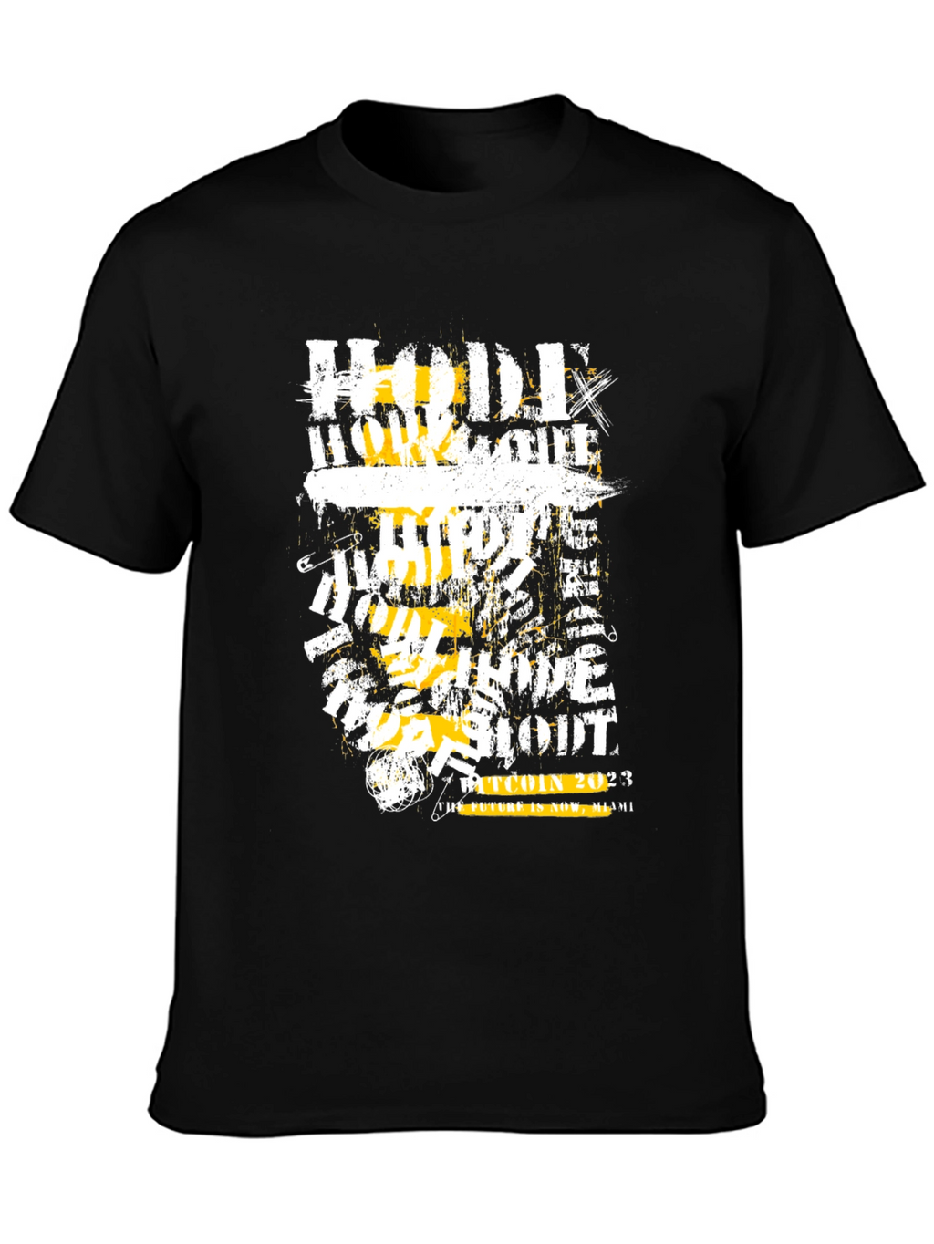 HODL Bitcoin 2023 Black Graphic T-Shirt
