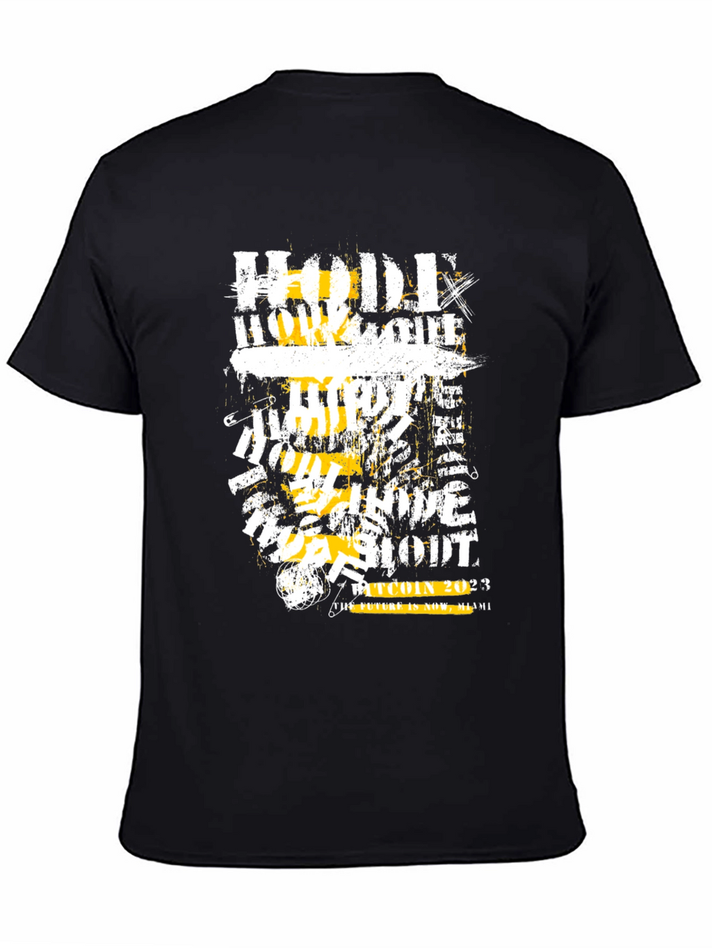 HODL Bitcoin 2023 Black Graphic T-Shirt