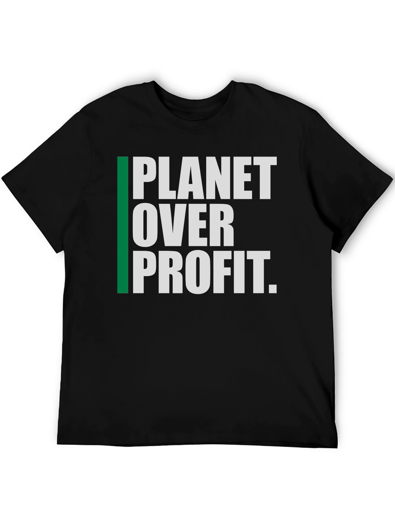Planet Over Profit Graphic Tee - Eco-Conscious Fashion