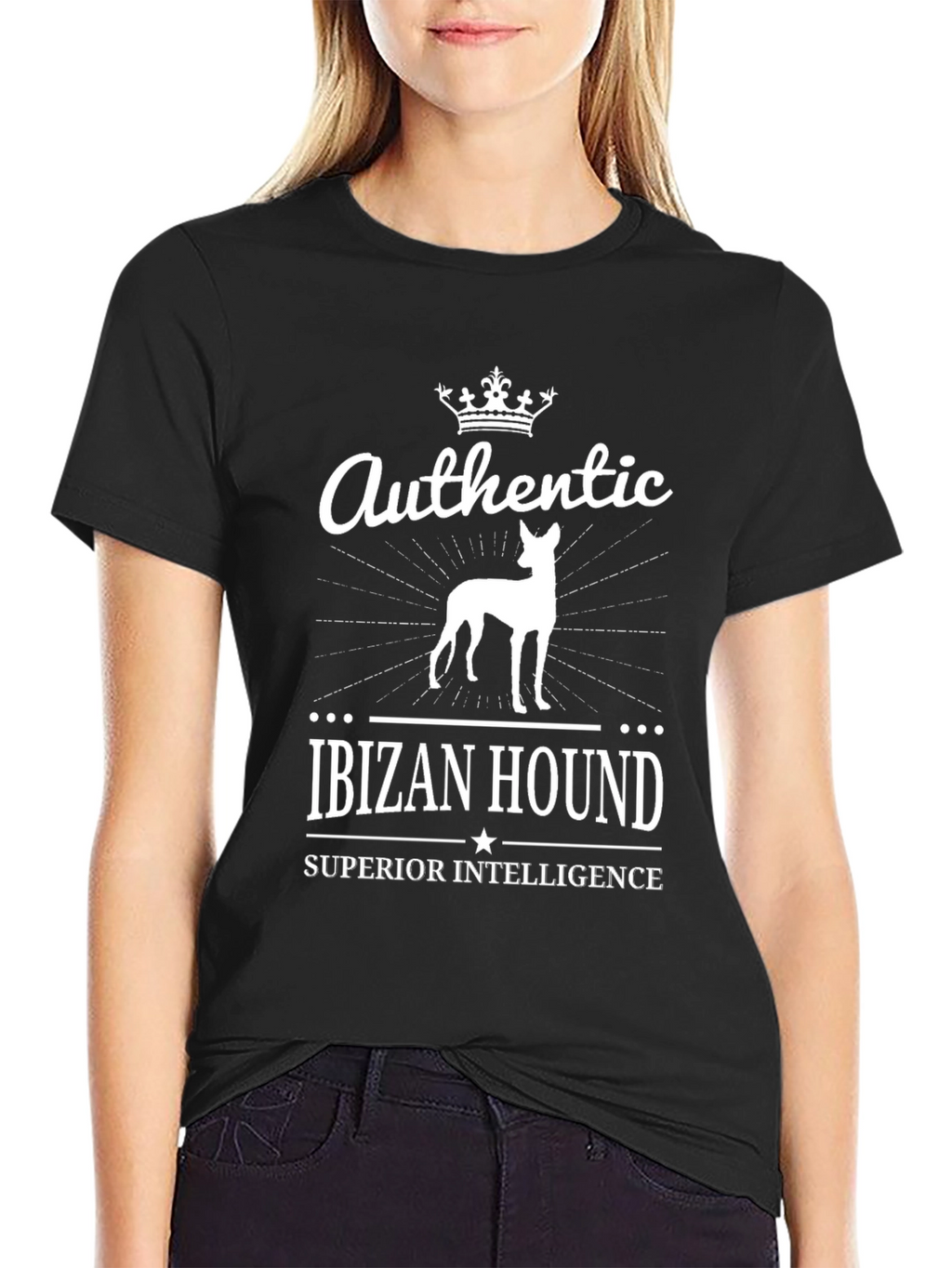 Authentic Ibizan Hound Superior Intelligence Tee