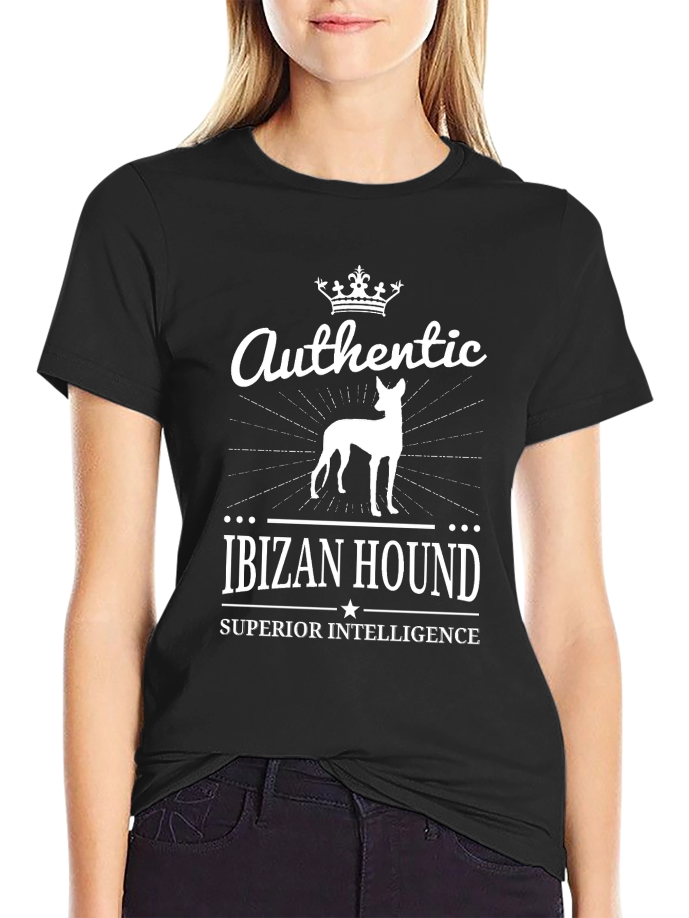 Authentic Ibizan Hound Superior Intelligence Tee