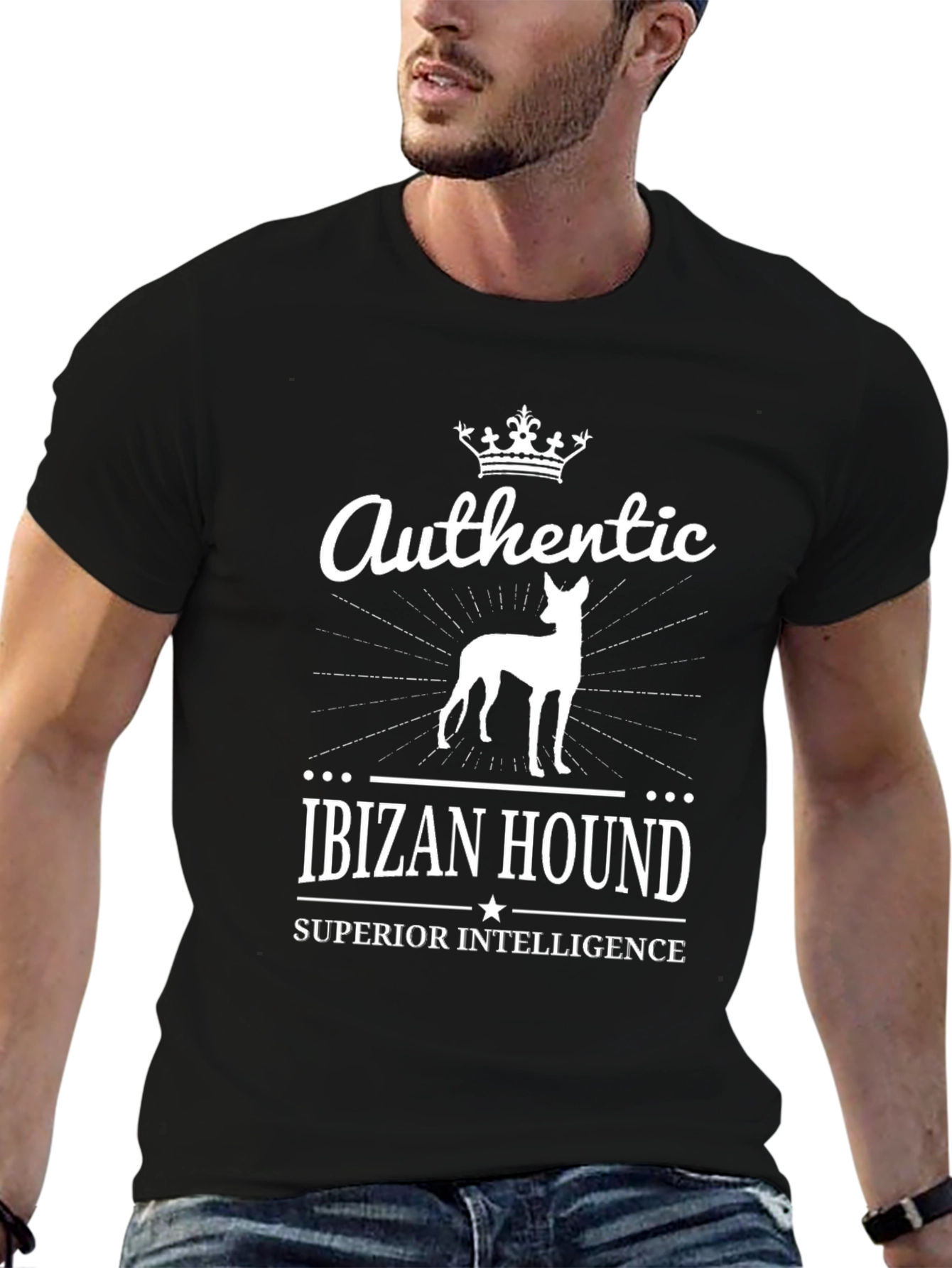 Authentic Ibizan Hound Superior Intelligence Tee