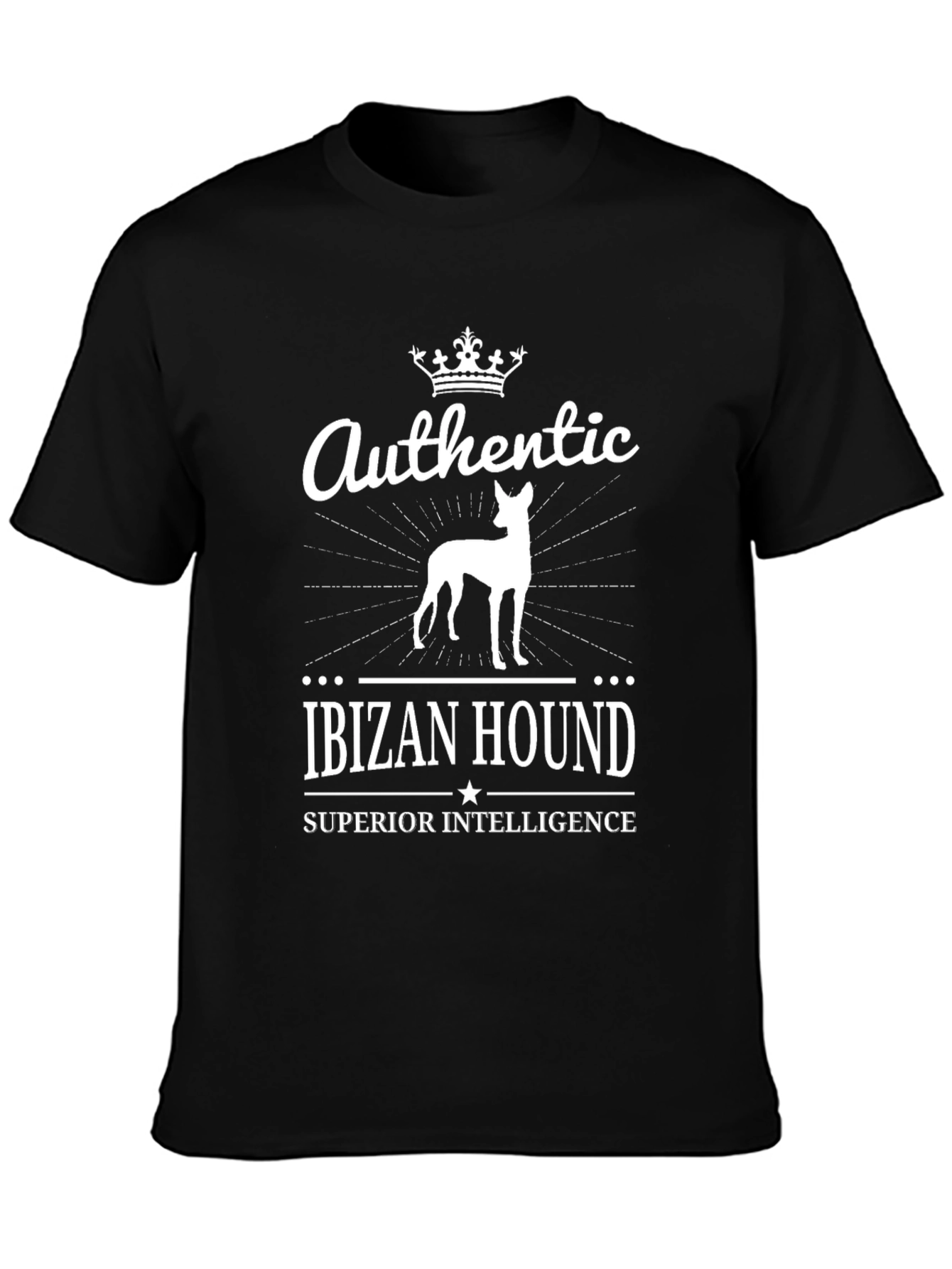 Authentic Ibizan Hound Superior Intelligence Tee