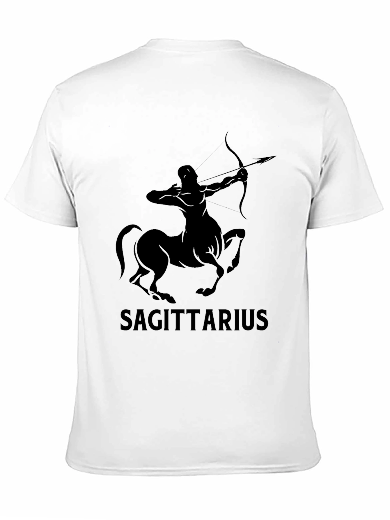 Sagittarius Zodiac Black T-Shirt