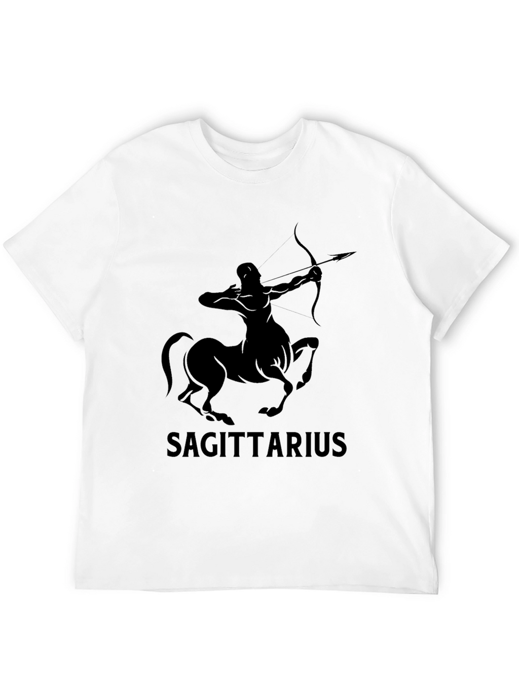 Sagittarius Zodiac Black T-Shirt
