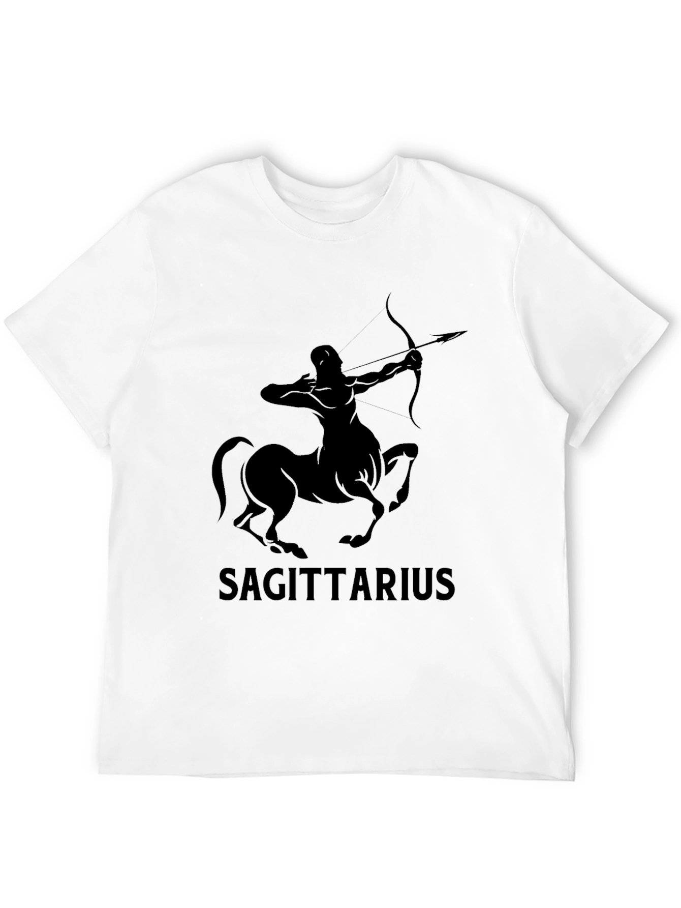 Sagittarius Zodiac Black T-Shirt