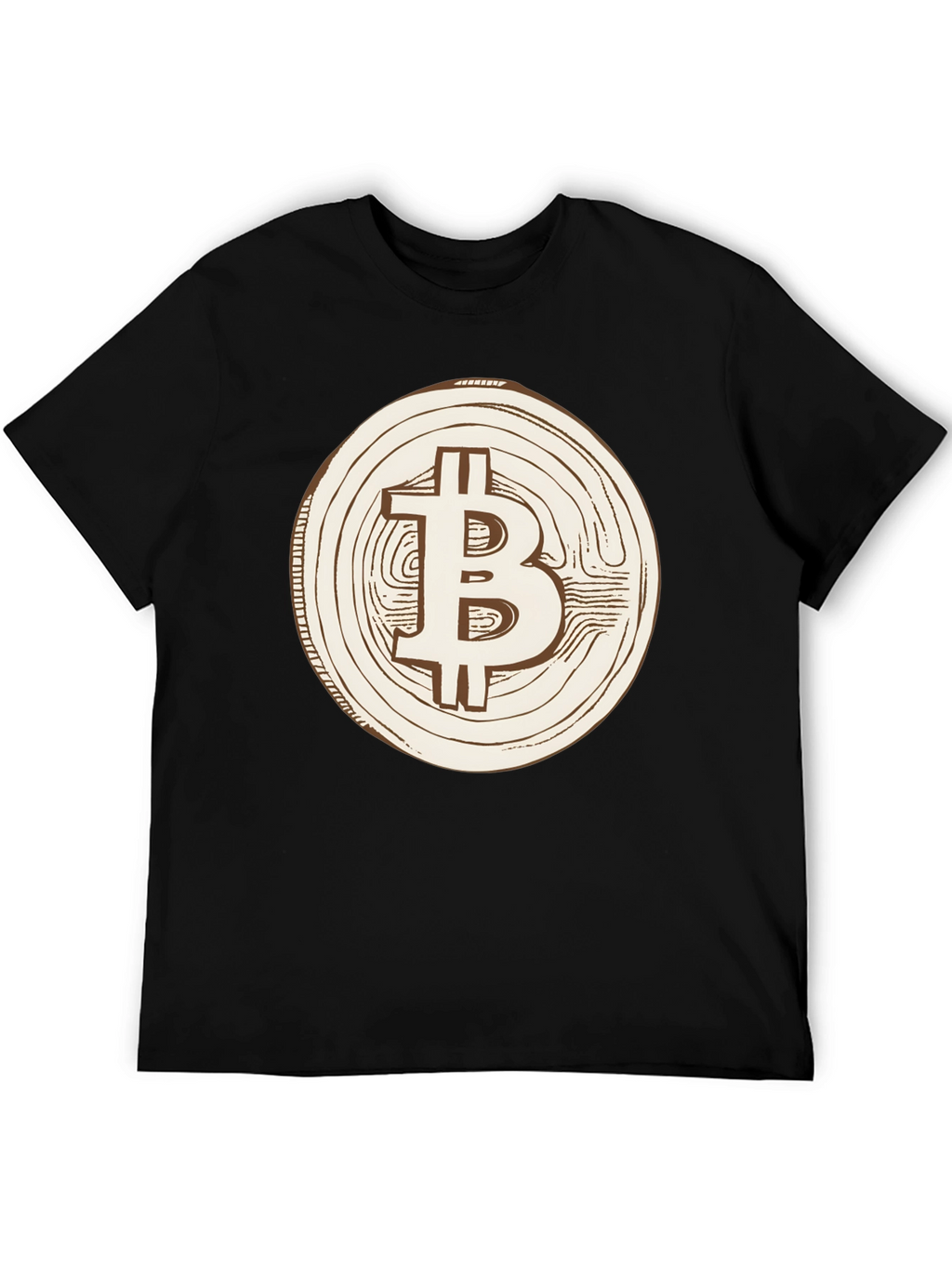 Bitcoin Logo Graphic Tee - Crypto Currency Fan Shirt