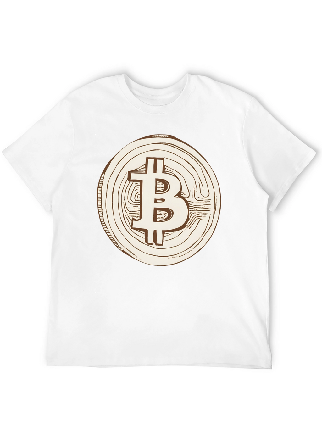 Bitcoin Logo Graphic Tee - Crypto Currency Fan Shirt