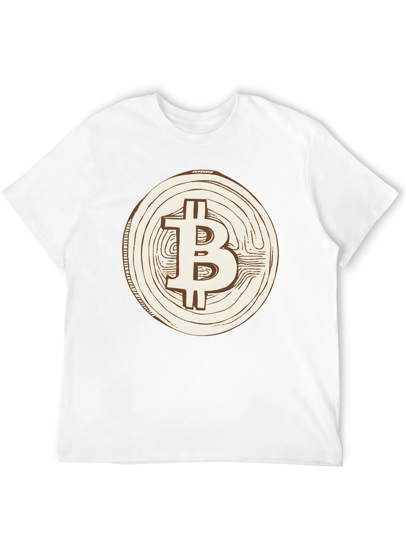 Bitcoin Logo Graphic Tee - Crypto Currency Fan Shirt