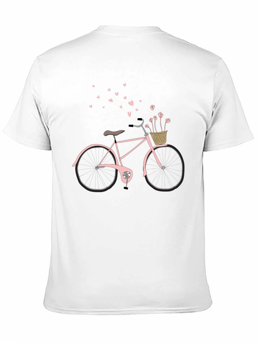 Romantic Bicycle T-Shirt - Black