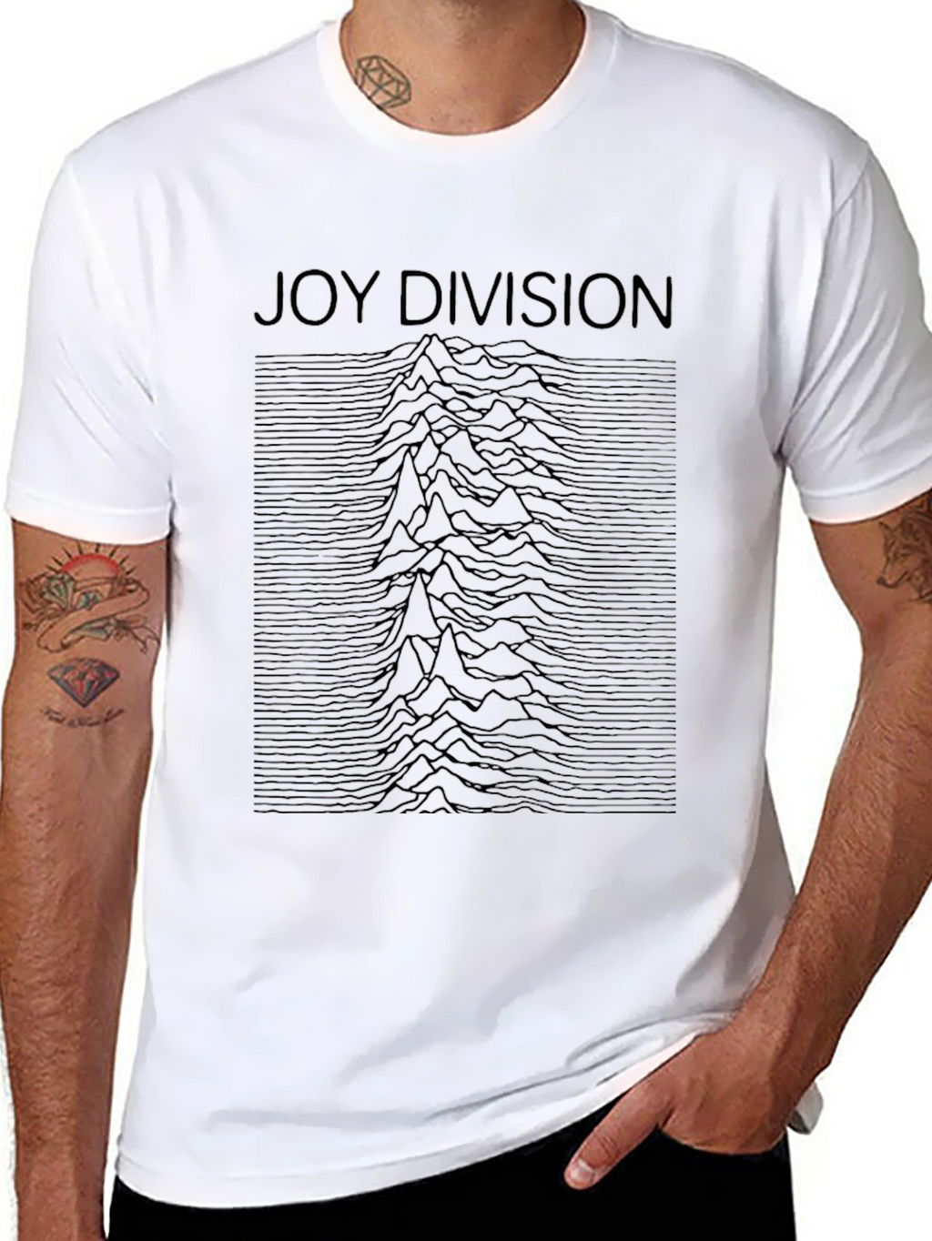 Joy Division Unknown Pleasures Graphic T-Shirt