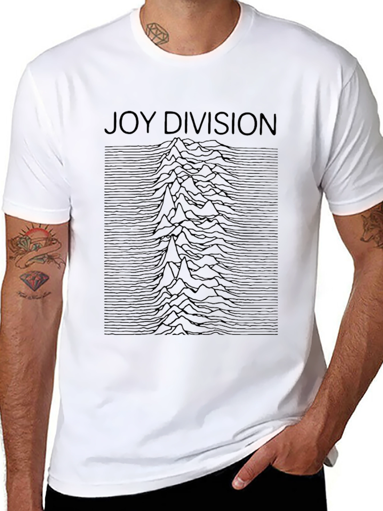 Joy Division Unknown Pleasures Graphic T-Shirt