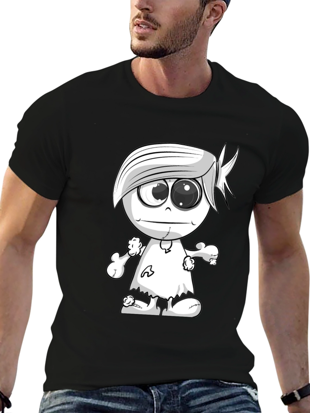 Cartoon Zombie Graphic Tee