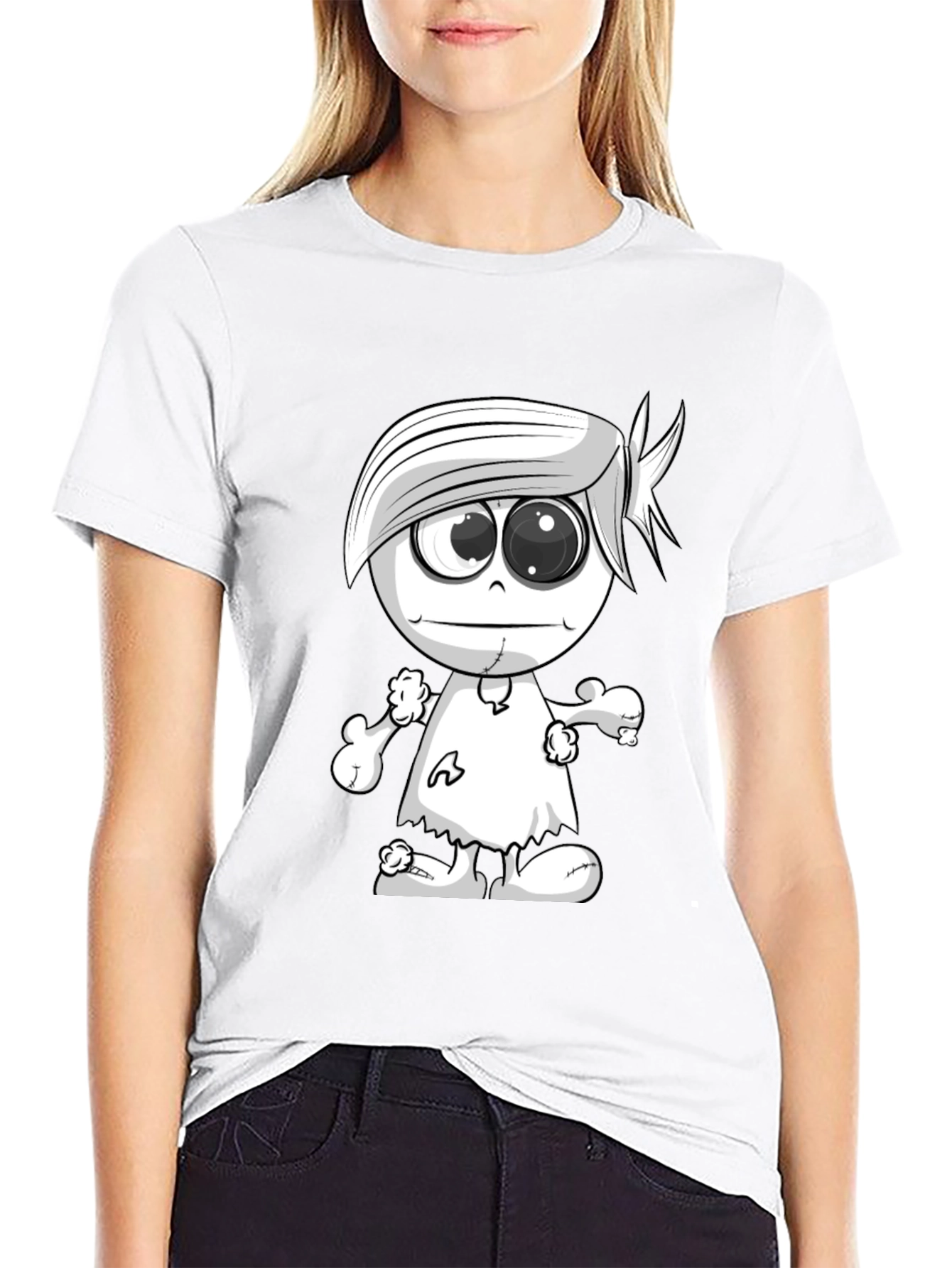 Cartoon Zombie Graphic Tee