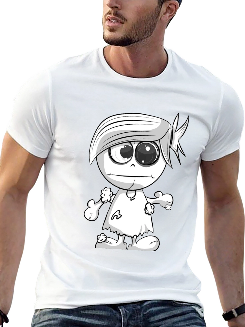 Cartoon Zombie Graphic Tee