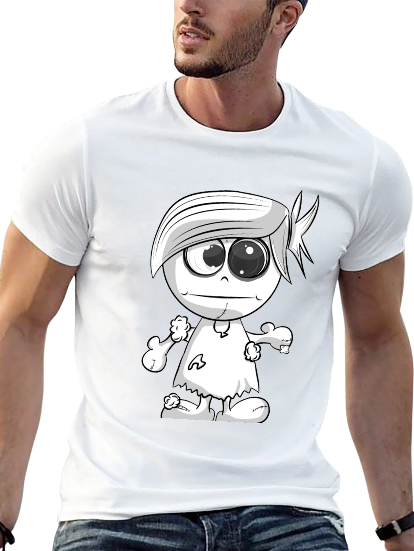 Cartoon Zombie Graphic Tee