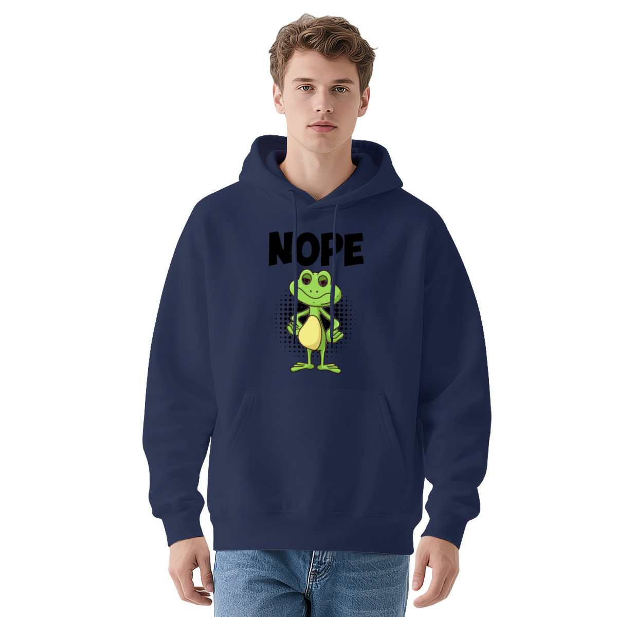 Edgy Streetwear Hoodie - Dark Art Design Pullover #0552