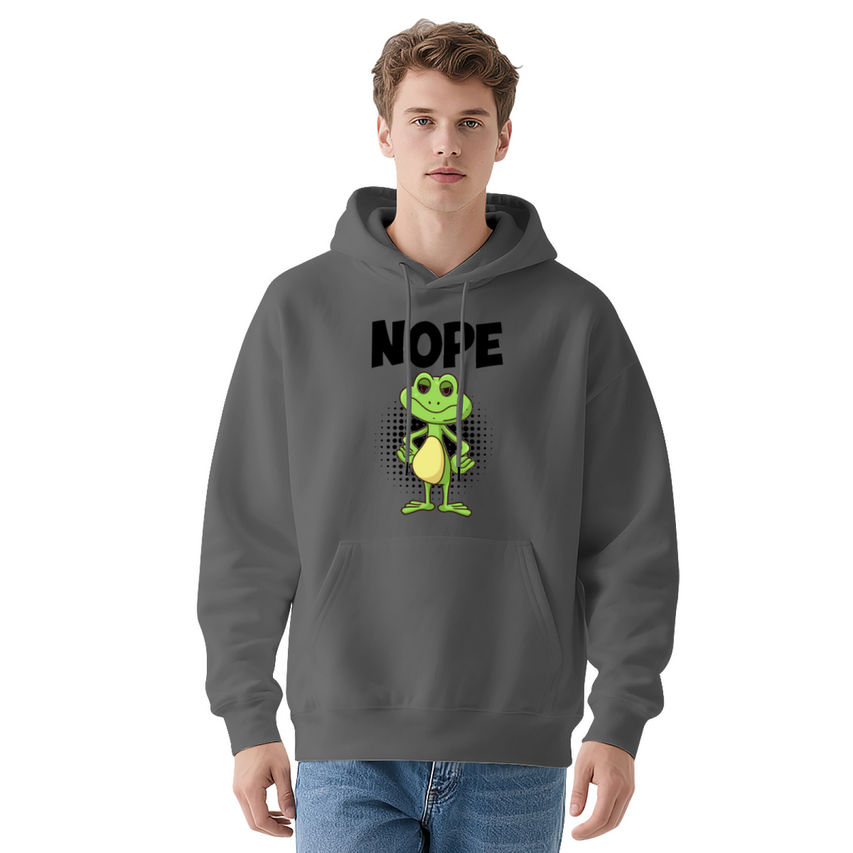 Edgy Streetwear Hoodie - Dark Art Design Pullover #0552