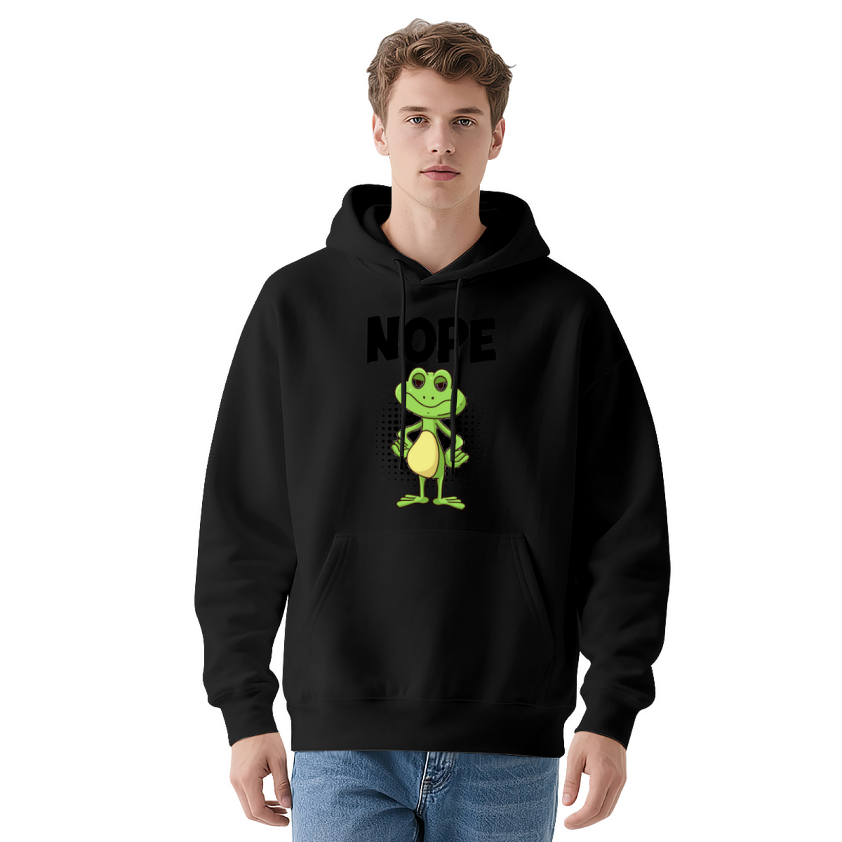 Edgy Streetwear Hoodie - Dark Art Design Pullover #0552