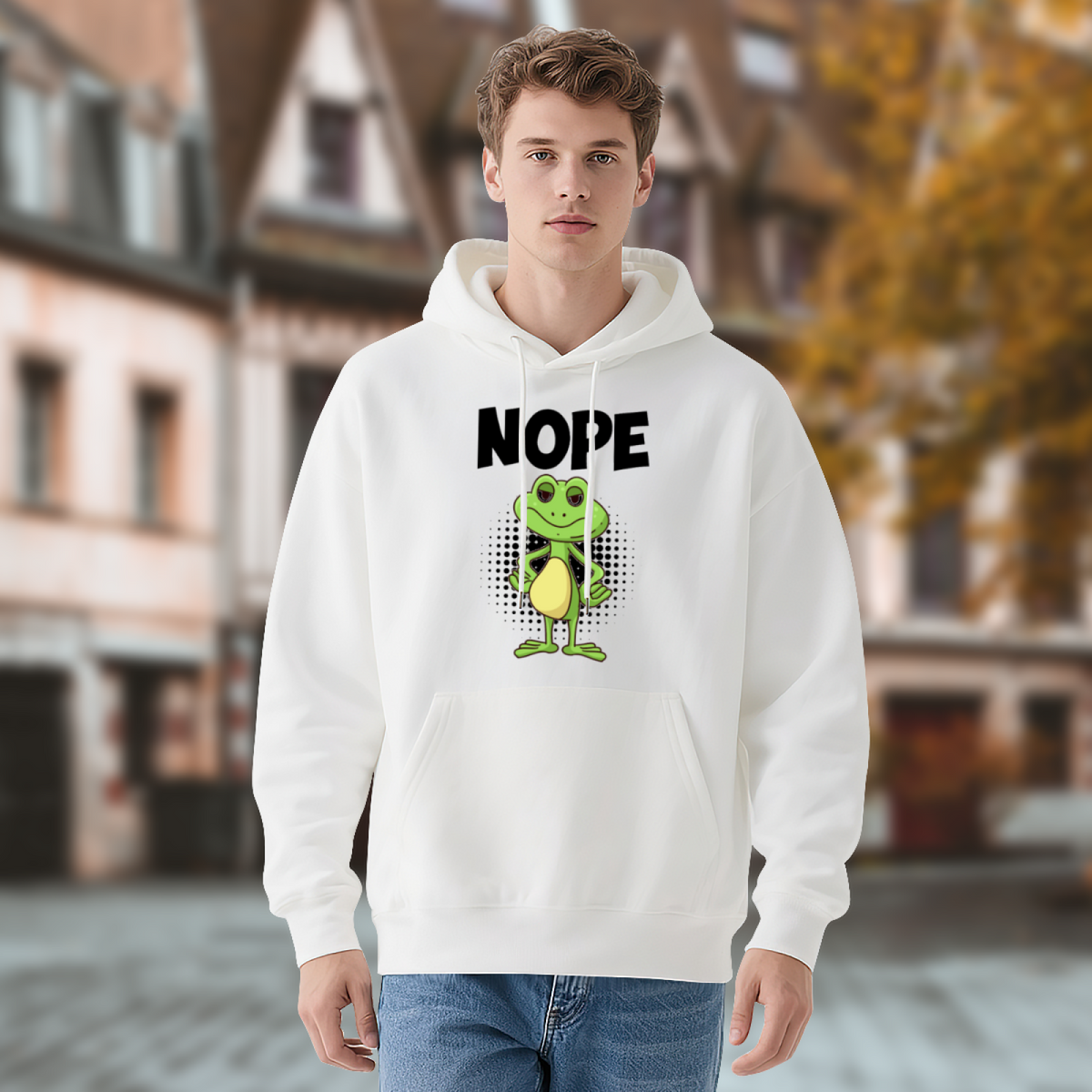 Edgy Streetwear Hoodie - Dark Art Design Pullover #0552