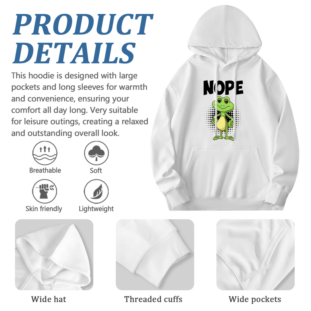 Edgy Streetwear Hoodie - Dark Art Design Pullover #0552