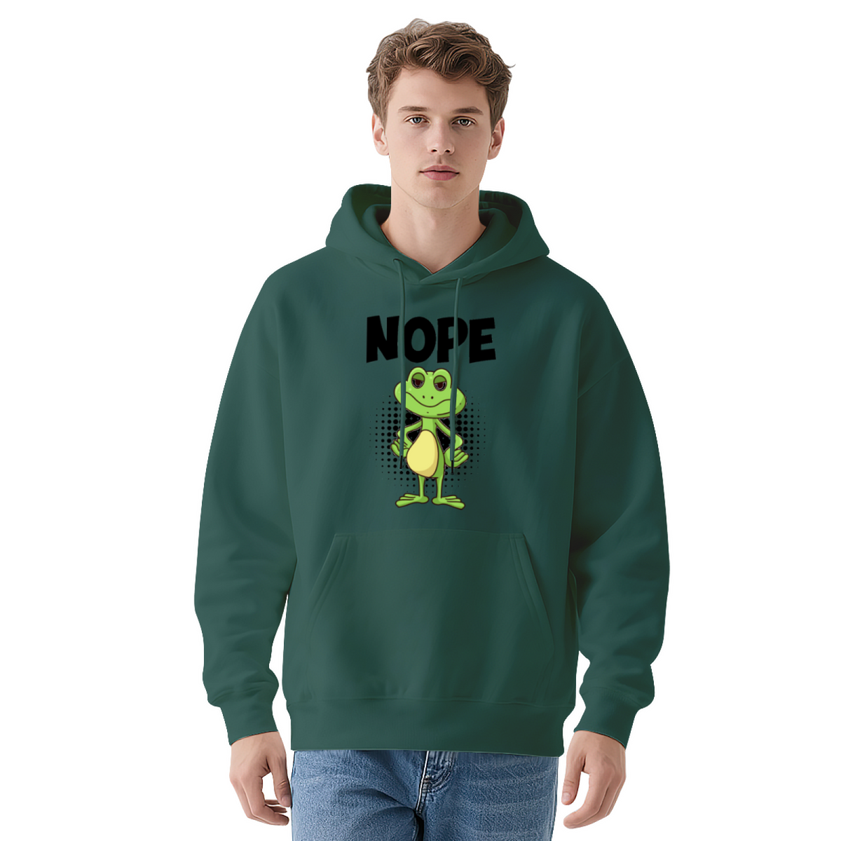 Edgy Streetwear Hoodie - Dark Art Design Pullover #0552