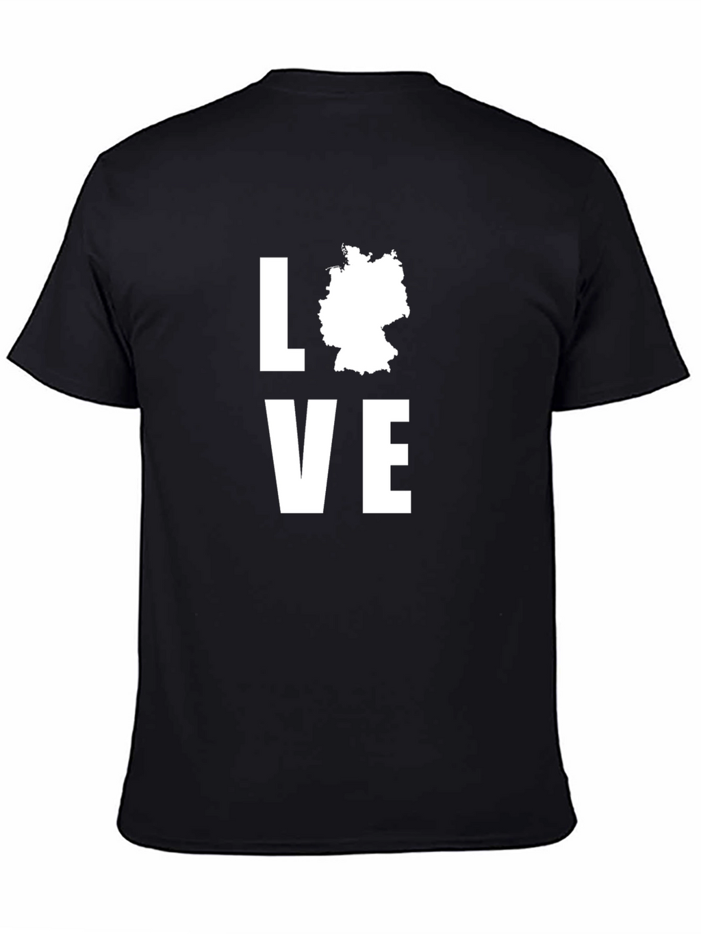 Love Germany T-Shirt - Black Cotton Tee