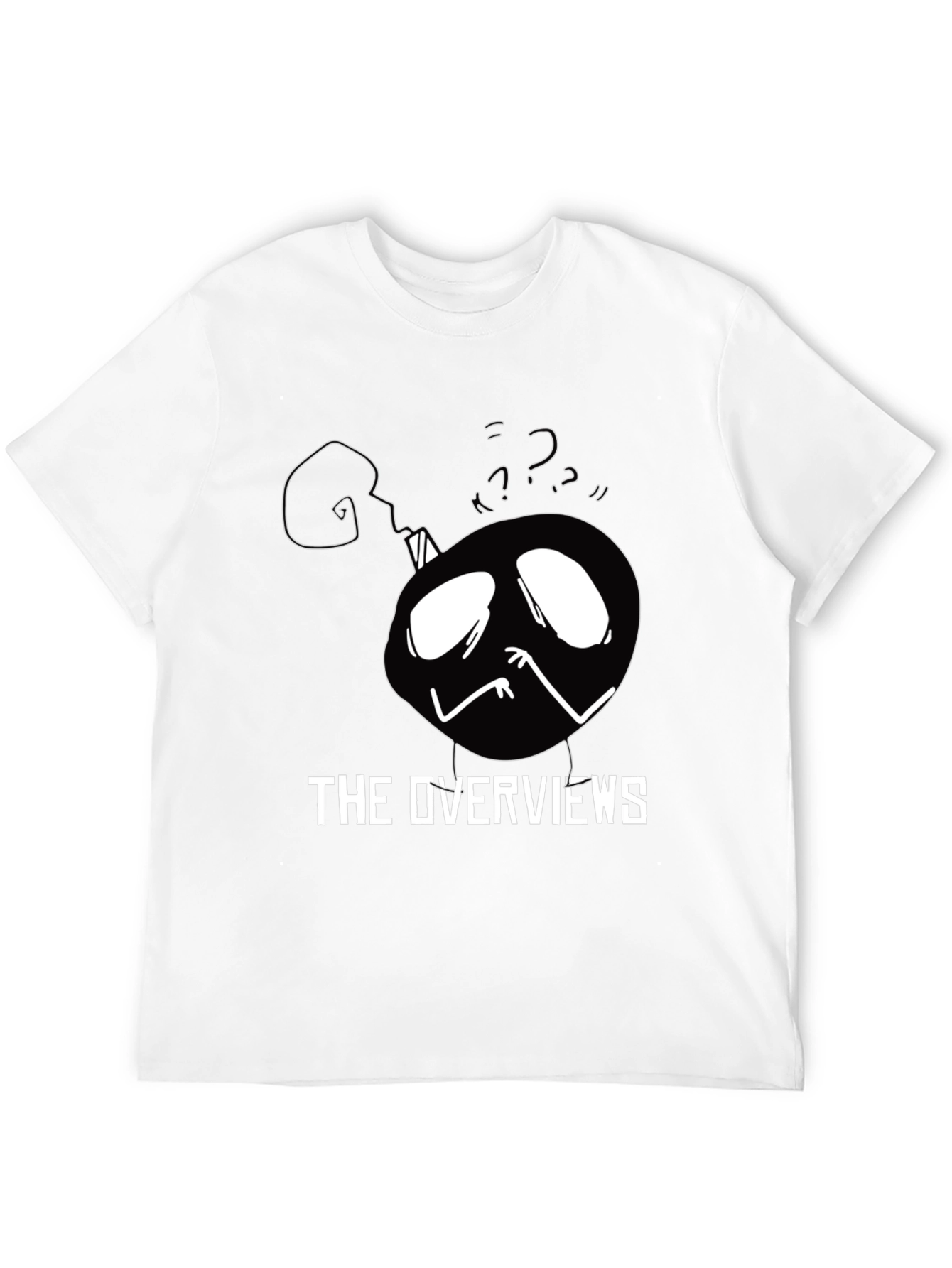 The Overviews Black T-Shirt - Unique Graphic Tee