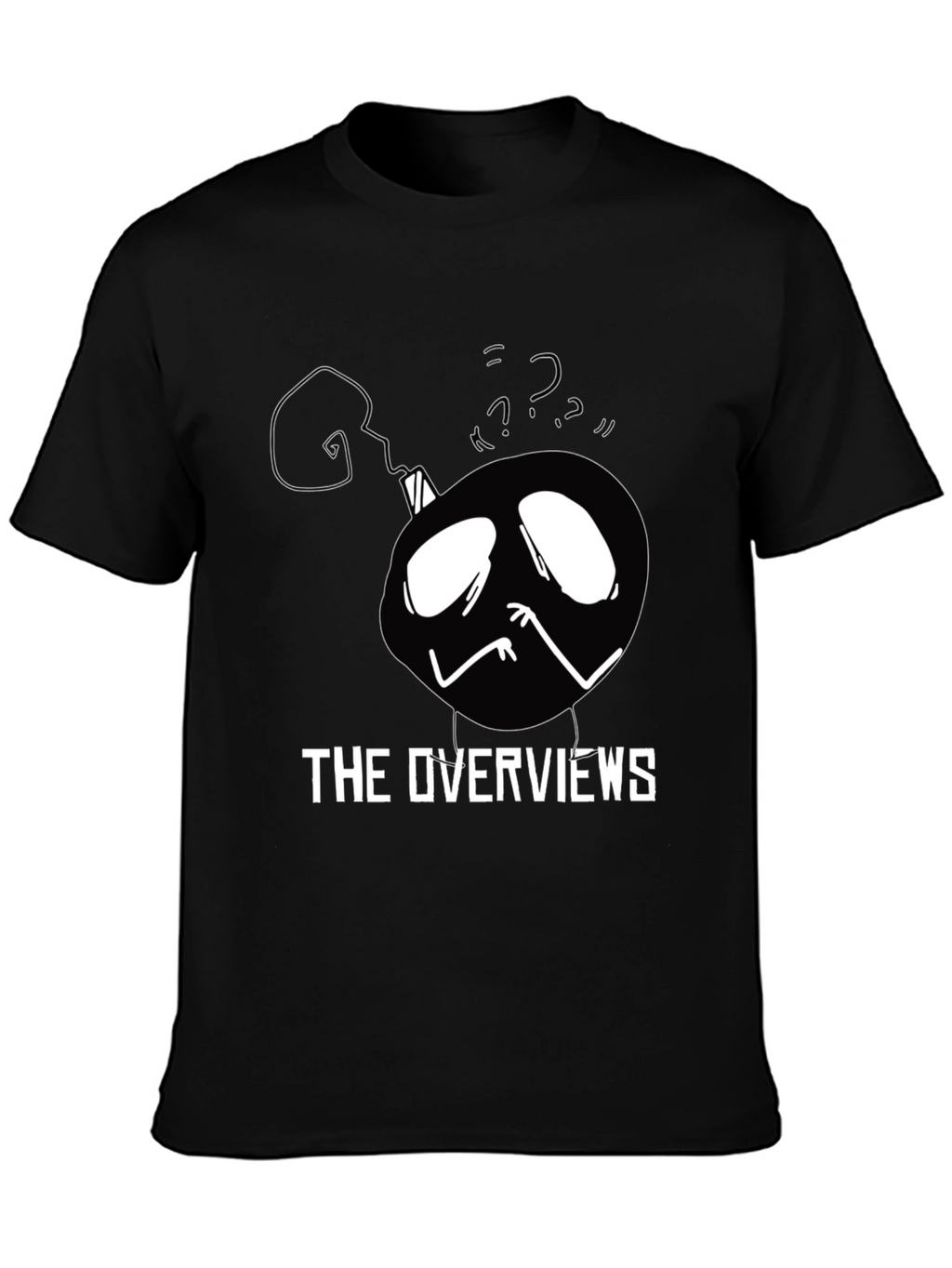 The Overviews Black T-Shirt - Unique Graphic Tee