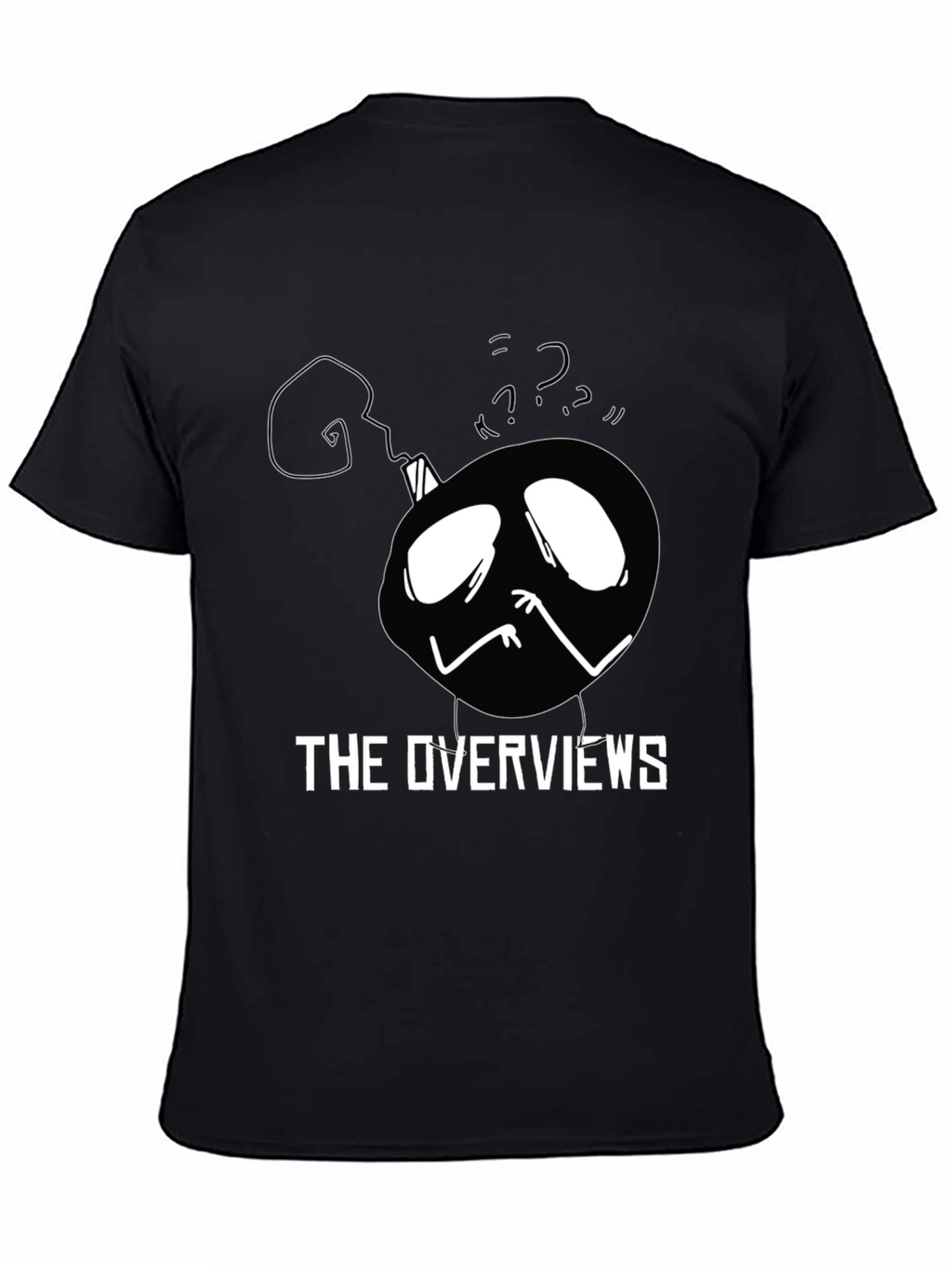 The Overviews Black T-Shirt - Unique Graphic Tee