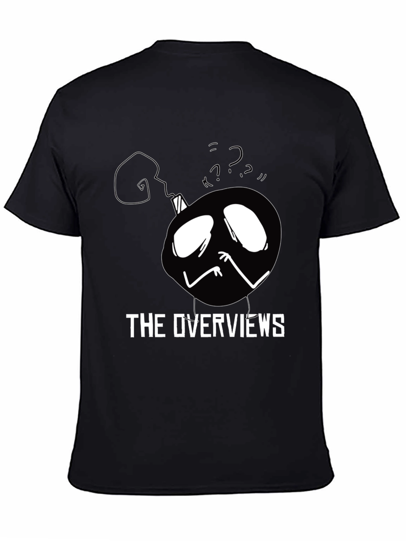 The Overviews Black T-Shirt - Unique Graphic Tee