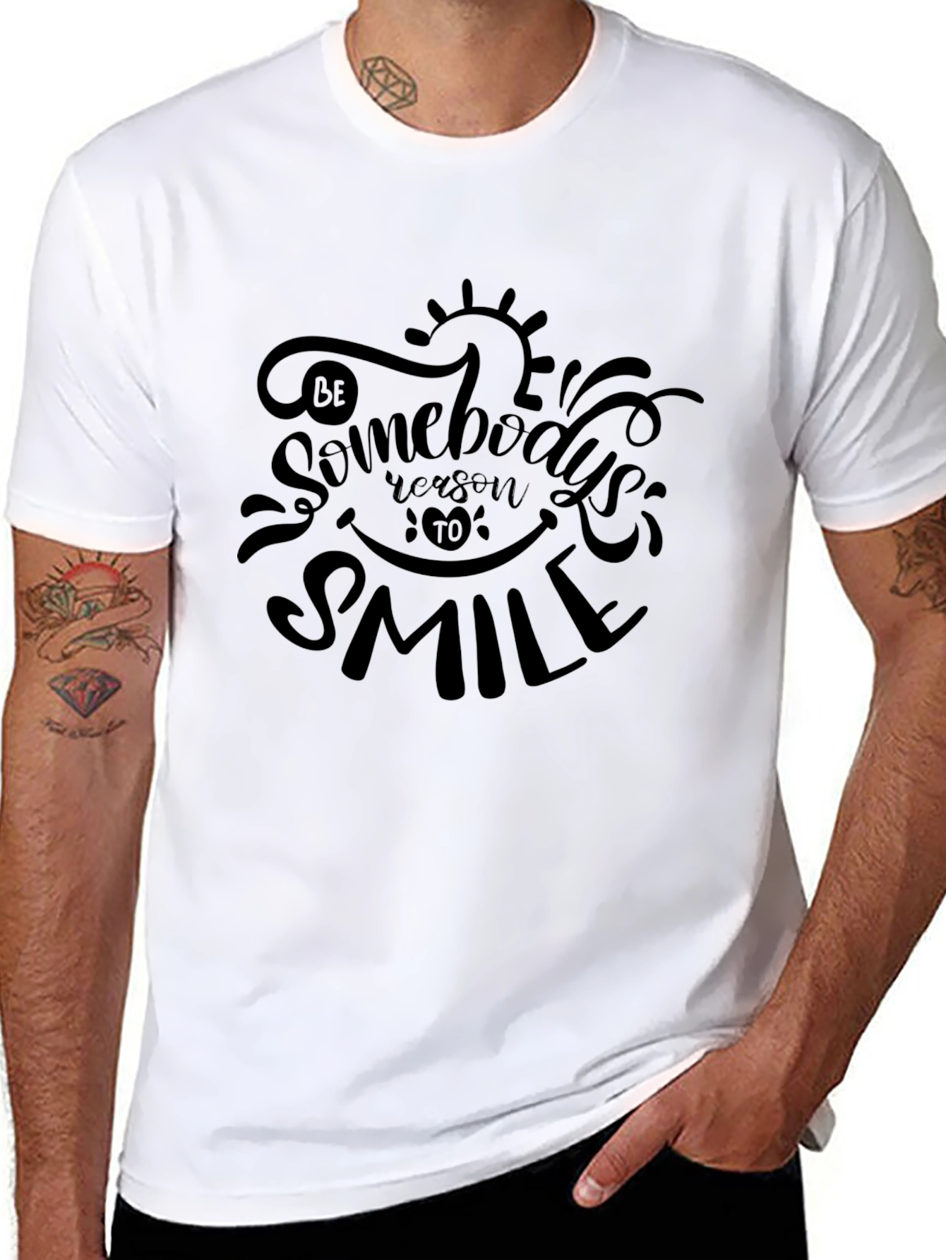 Be Somebodys Reason to Smile Graphic Tee