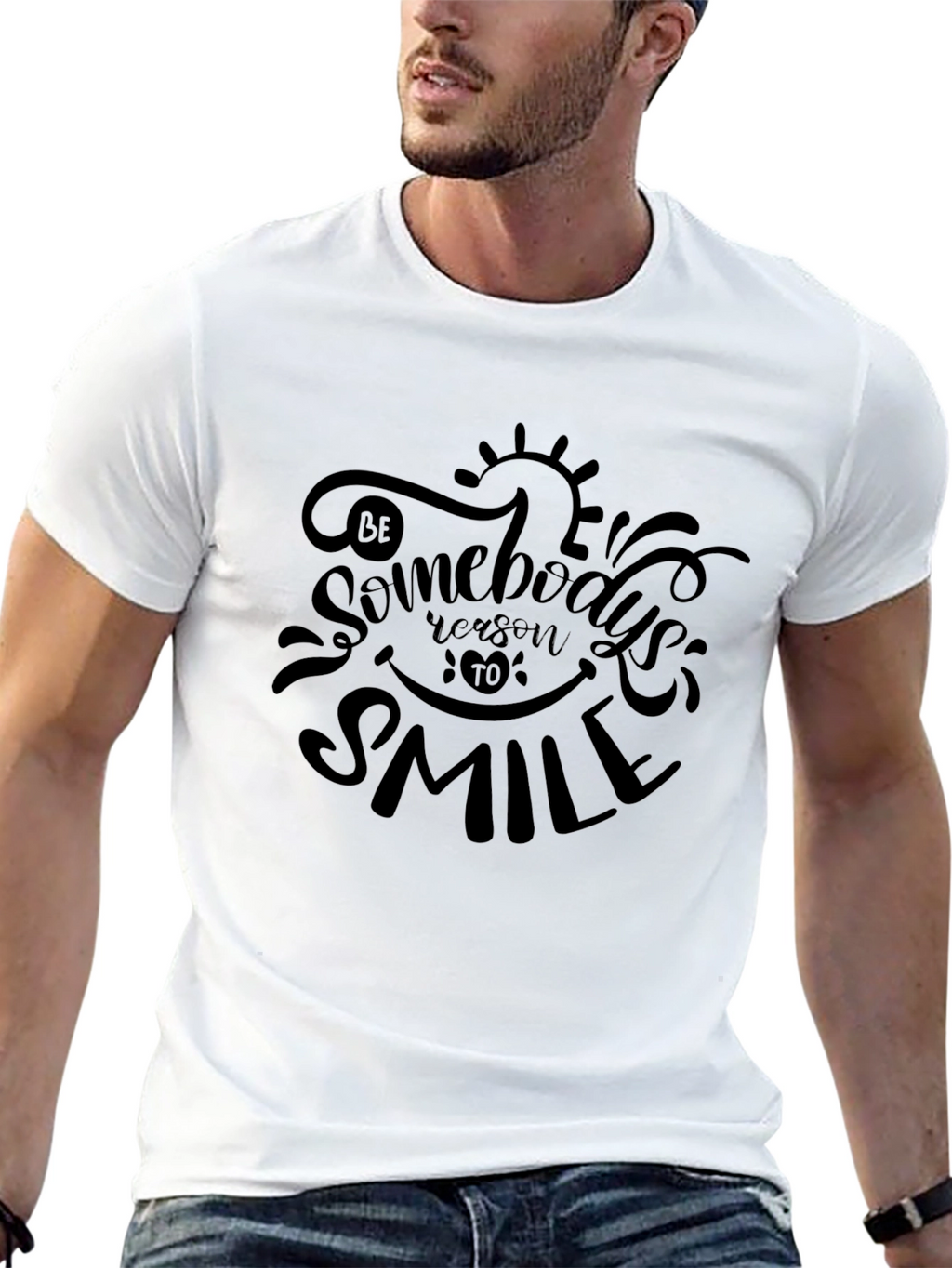 Be Somebodys Reason to Smile Graphic Tee
