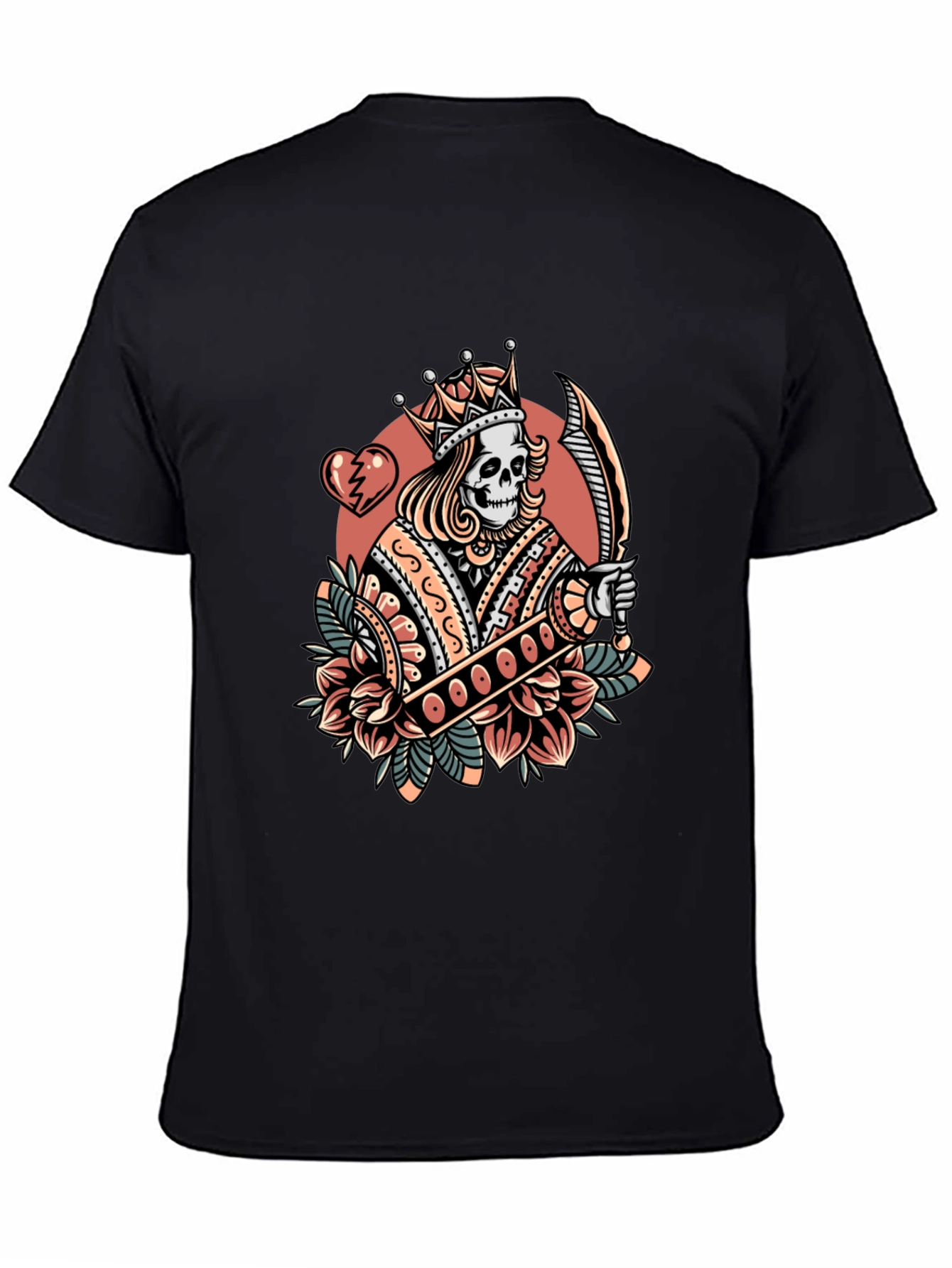 King Skeleton Graphic T-Shirt