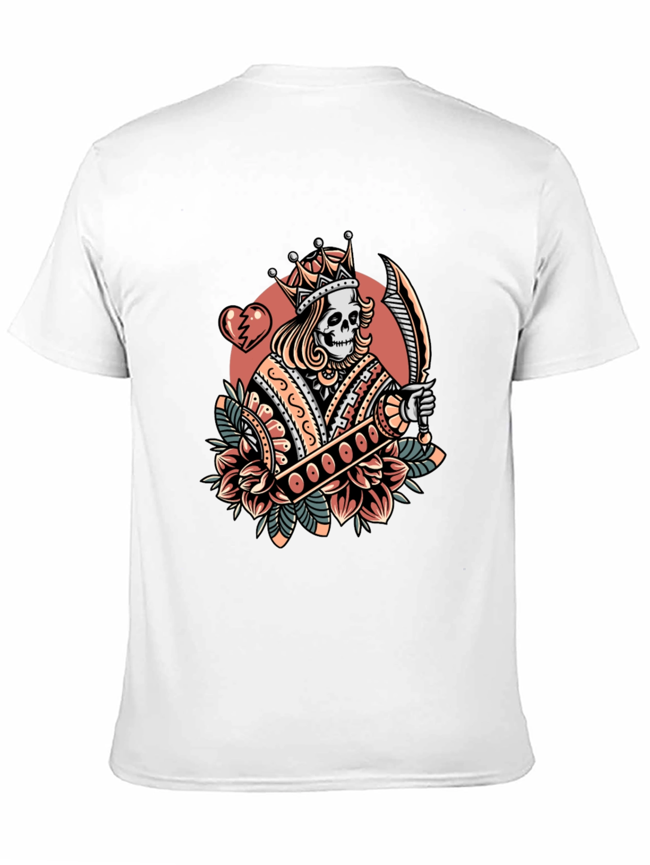 King Skeleton Graphic T-Shirt