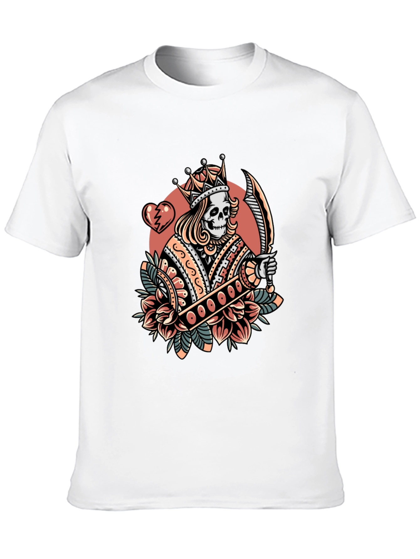 King Skeleton Graphic T-Shirt