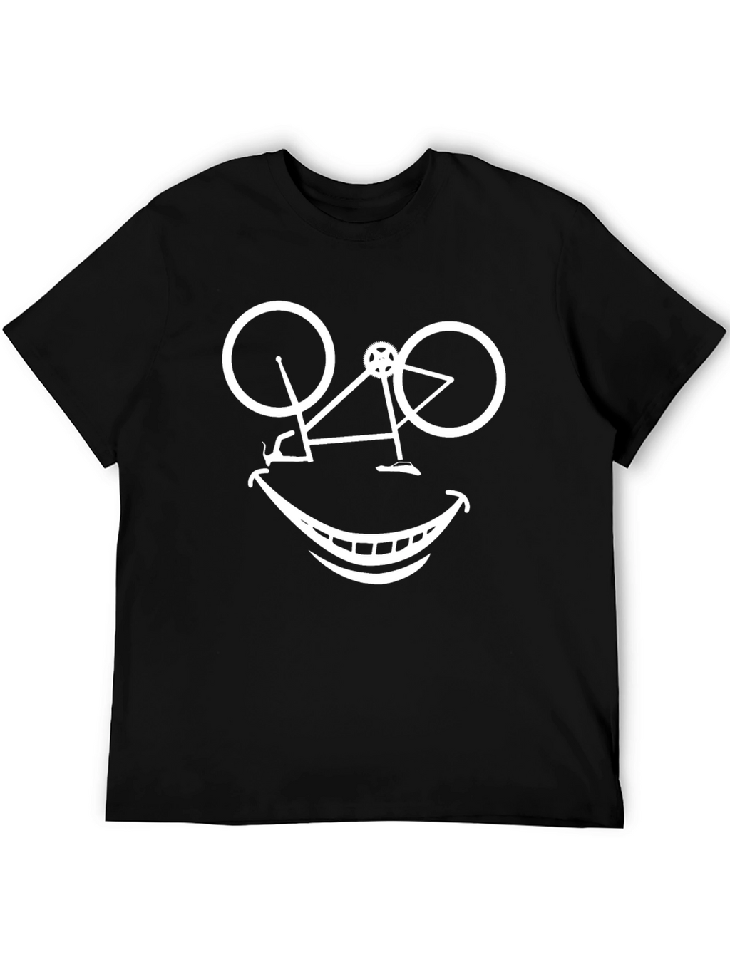 Cycling Smile Graphic T-Shirt - Unisex