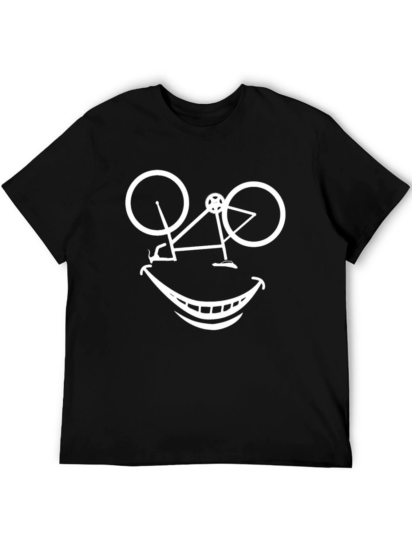 Cycling Smile Graphic T-Shirt - Unisex